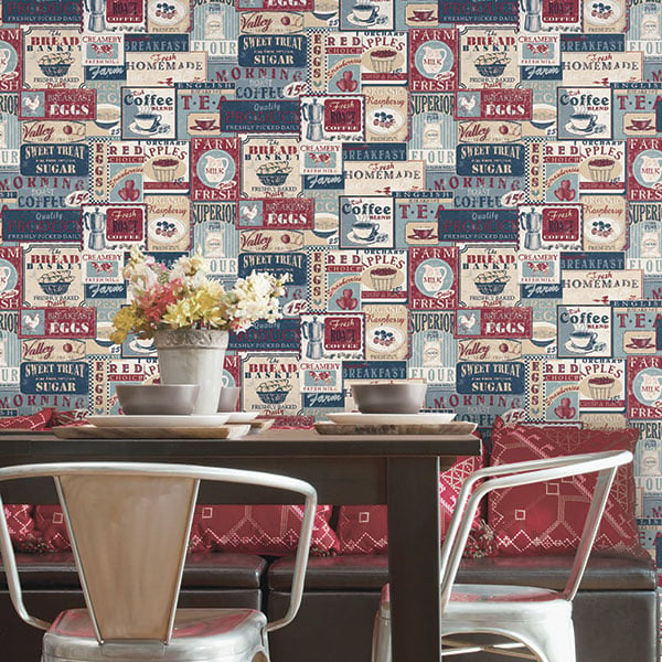 Galerie Wallpaper Product code: G12299R - Kitchen Recipes Wallpaper Collection -   
