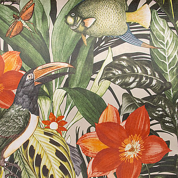 Galerie Wallcoverings Product Code 26747 - Tropical Wallpaper Collection - Avocado Colours -  