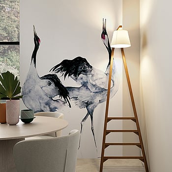 Galerie Wallcoverings Product Code 34595 - Kumano Wallpaper Collection - White, Black Colours -  