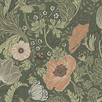 Galerie Wallcoverings Product Code 44104 - Apelviken 2 Wallpaper Collection - Green Colours -  
