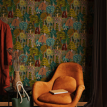 Galerie Wallcoverings Product Code 47652 - Heritage Wallpaper Collection - green Colours -  