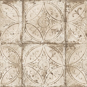 Galerie Wallcoverings Product Code G45375 - Grunge Wallpaper Collection - Cream Brown Colours -  