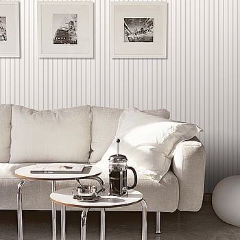 Galerie Wallcoverings Product Code G67563 - Smart Stripes 2 Wallpaper Collection - Grey Beige White Colours -  