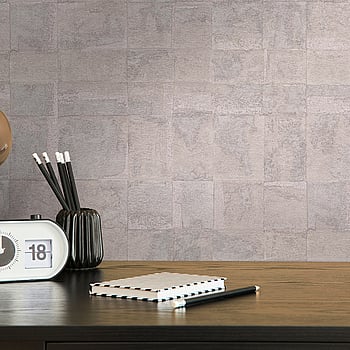 Galerie Wallcoverings Product Code WH30186 - Welcome Home Wallpaper Collection - Silver Grey Colours -  