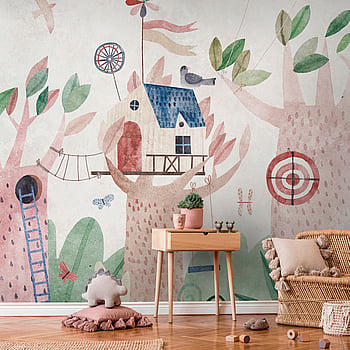 Galerie Wallcoverings Product Code WH45271M - Welcome Home Murals Wallpaper Collection - Multi-coloured, White Colours -  